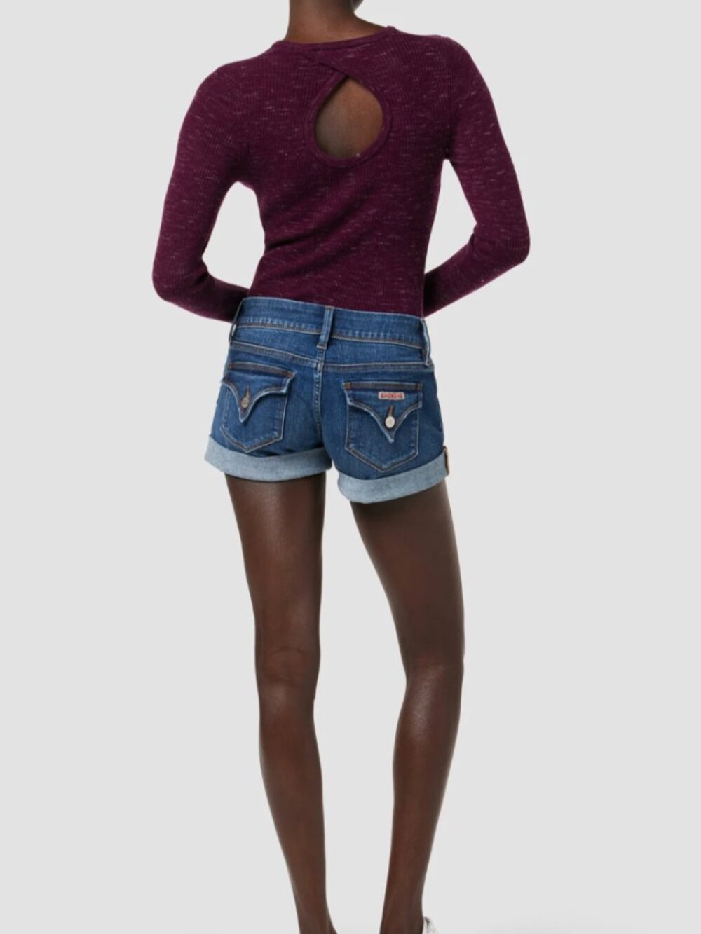 Hudson Croxley Mid-Rise Denim Shorts Cosmopolitan Size 28 - Picture 3 of 11